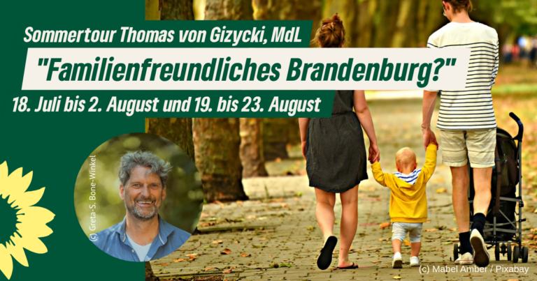 Sommertour 2024: „Familienfreundliches Brandenburg?“